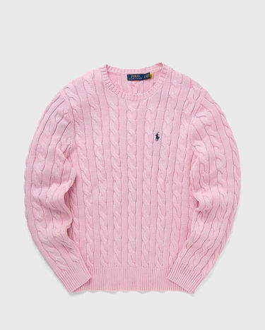 Sweater Polo by Ralph Lauren LS DRIVER CN-LONG SLEEVE-PULLOVER Lyserød | 710775885027, 0