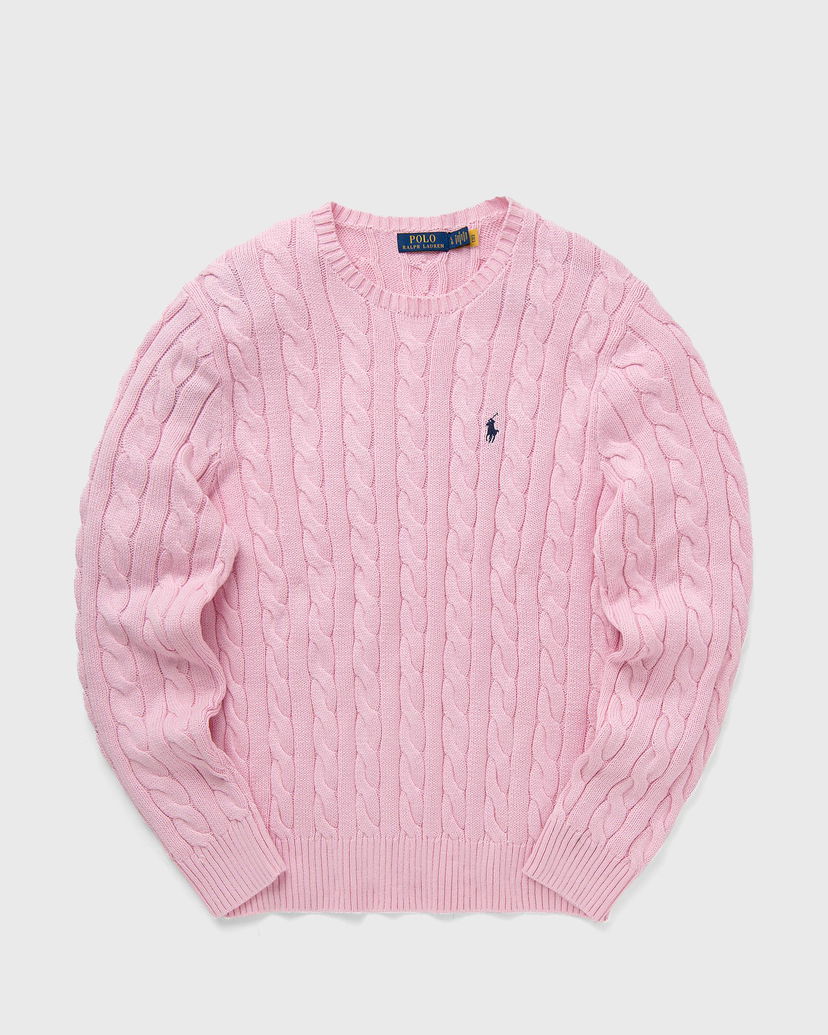 Sweater Polo by Ralph Lauren LS DRIVER CN-LONG SLEEVE-PULLOVER Lyserød | 710775885027