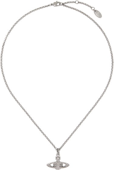 Halskæde Vivienne Westwood Mini Bas Relief Pendant Necklace Metalisk | 63020086-02S108-CN, 0