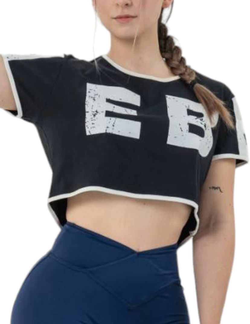 Crop top NEBBIA Oversized Crop Top GAME ON Sort | 62089100
