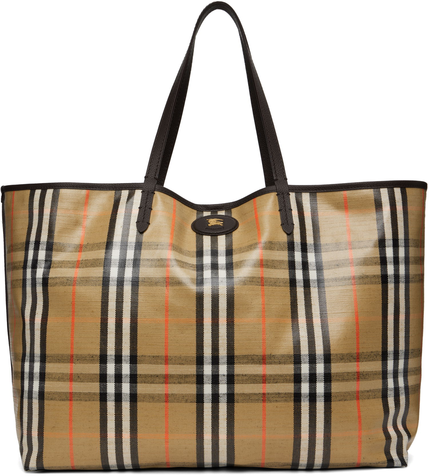 Mulepose Burberry Burberry Highlands Large Tote Beige | 8112186, 0