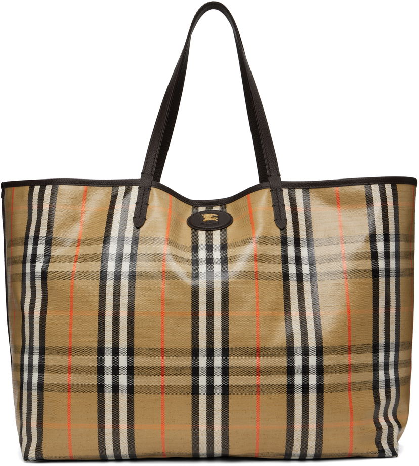 Mulepose Burberry Burberry Highlands Large Tote Beige | 8112186