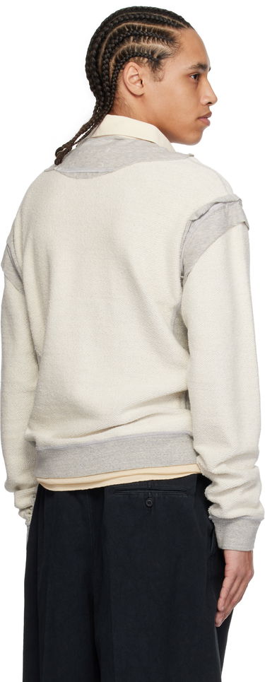 Sweater Maison Margiela Maison Margiela Décortiqué Polo Sweatshirt Beige | S50GU0227 M25022, 2