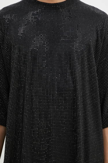 T-shirt VETEMENTS Iced-Out Oversized T-Shirt Sort | UA66TR900B, 3