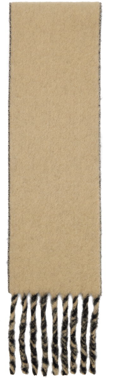 Tørklæde Jean Paul Gaultier Jean Paul Gaultier Alpaca Scarf with Twisted Fringe Sort | 25/03-U-AC017-W022-0300, 2