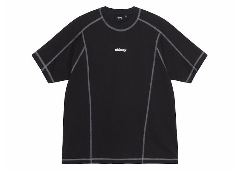 T-shirt Stüssy Men's Crew Neck T-Shirt Sort | 1140347, 0