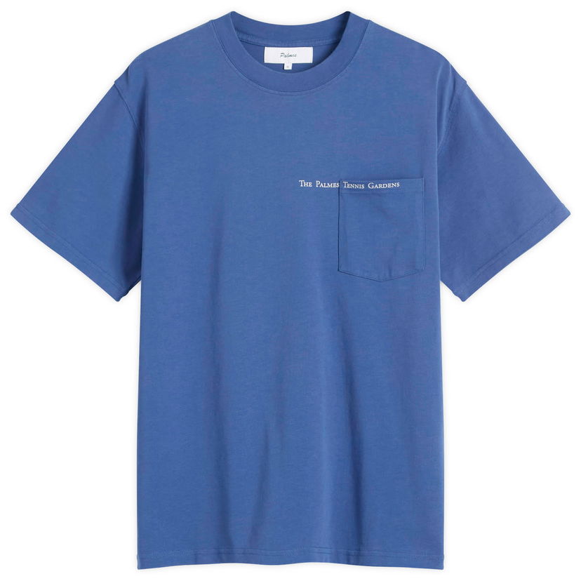 T-shirt Palmes Palmes Garden Pocket T-Shirt, Size Large Blå | P10-0042-677