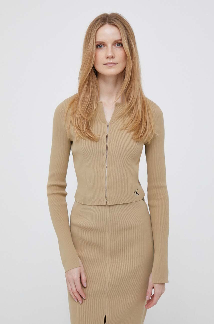 Sweater CALVIN KLEIN Cardigan Beige | J20J221349, 0