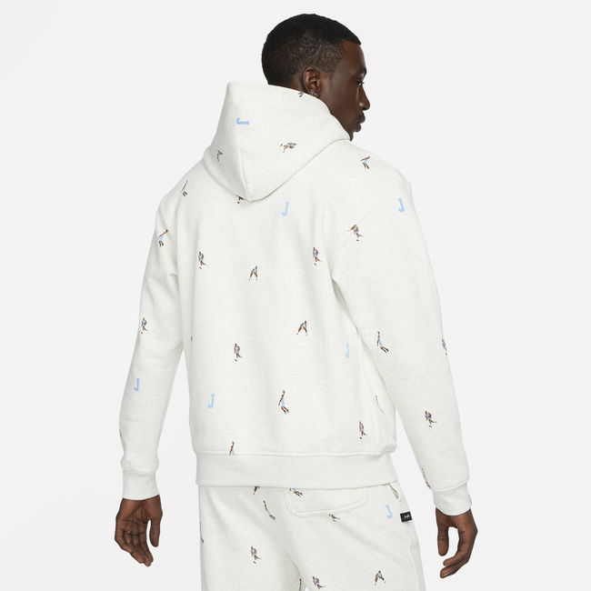 Sweatshirt Jordan Jordan Essentials Fleece Pullover Hoodie Hvid | DC9707-141, 1