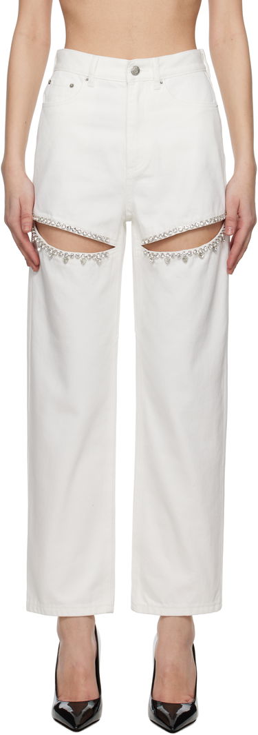 Jeans Area AREA Crystal Slit Jeans Hvid | 0000P01335, 0