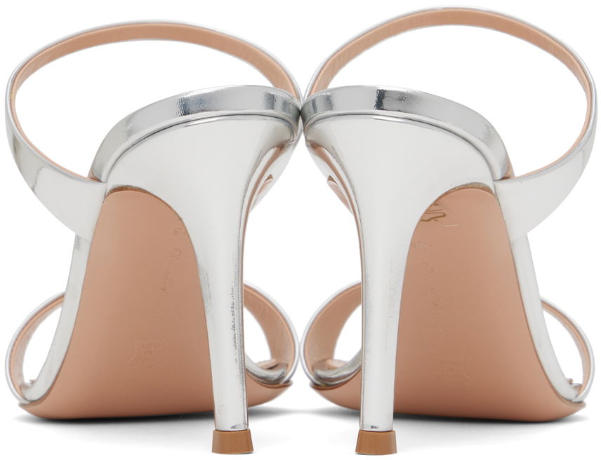 Sneakers og sko Gianvito Rossi Gianvito Rossi Strappy Heeled Sandals Metalisk | G15620.85RIC.MET, 1