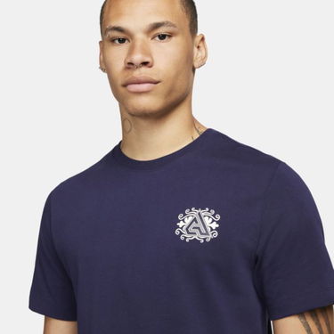 T-shirt Nike Giannis Premium Basketball T-Shirt Mørkeblå | DR7619-498, 1