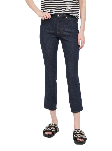 Jeans BOSS Slim-fit Cropped Jeans Mørkeblå | 50489805