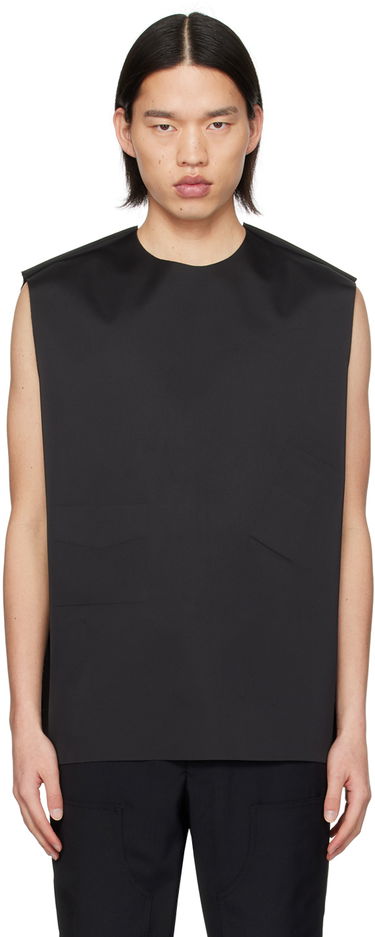 Vest We11done We11done Embossed Pocket Tank Top Sort | WD-BL1-24-122-M-BK, 0
