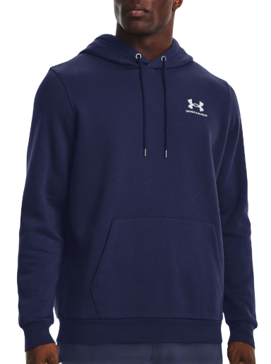 Sweatshirt Under Armour Hoodie Essential Fleece Mørkeblå | 1373880-410