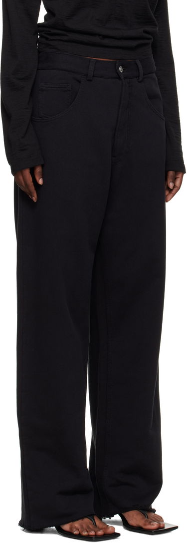 Bukser Maison Margiela MM6 Maison Margiela Brushed Sweat Jersey Trousers Hvid | S52KA0548 M25014, 4