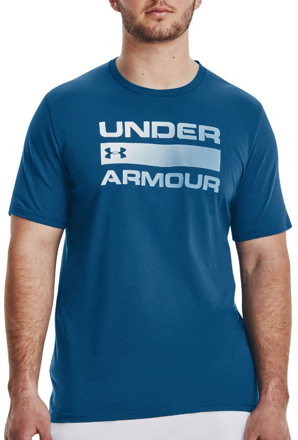 T-shirt Under Armour Team Issue Wordmark Mørkeblå | 1329582-426, 0
