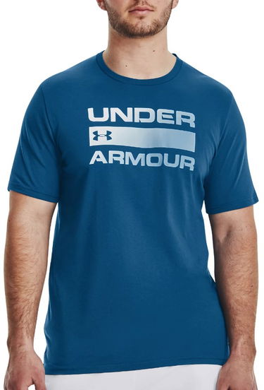T-shirt Under Armour Team Issue Wordmark Mørkeblå | 1329582-426, 0