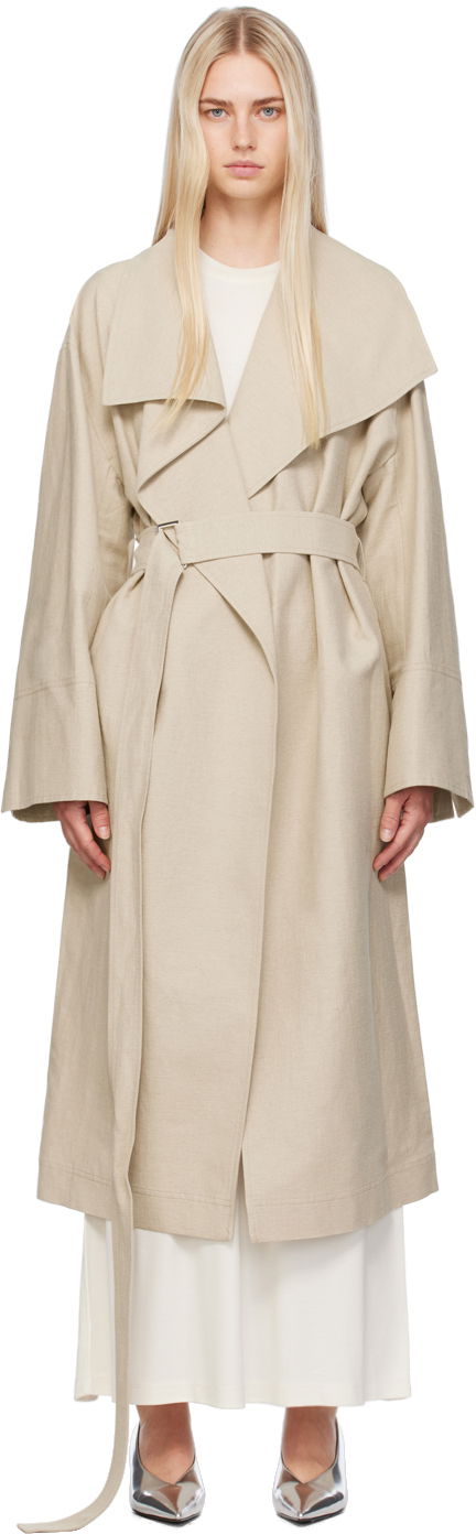 Trenchcoat TOTEME Totême Signature Trench Coat Beige | 243-WRO3318-FB0196, 0