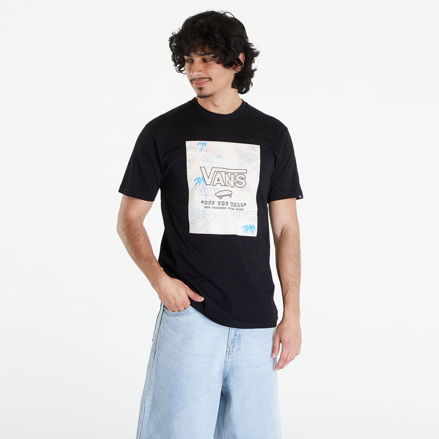 T-shirt Vans Classic Print Box Sort | VN0A5E7YCYV1, 0