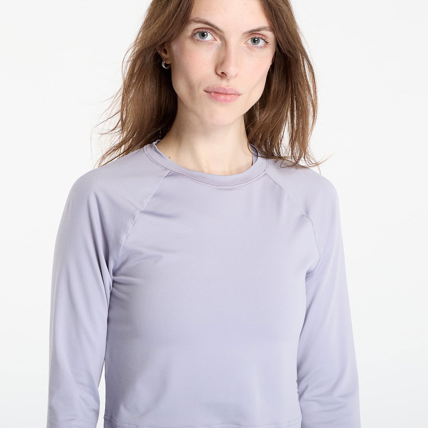T-shirt On Running T-shirt On Studio Long Tee Crop Purple Lilla | 1WF12430174, 1