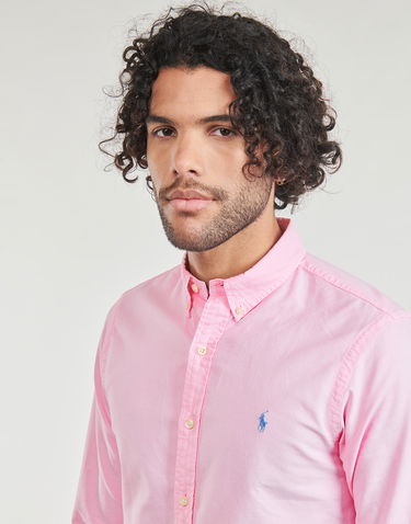 Skjorte Polo by Ralph Lauren Long Sleeve Shirt Lyserød | 710804257027, 4