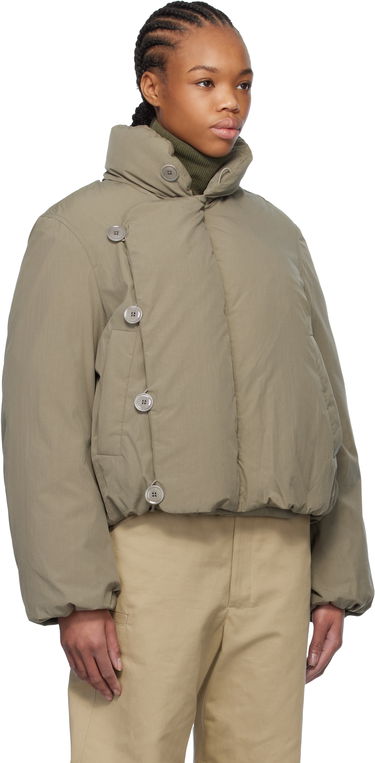 Puffer jakke LEMAIRE Lemaire Short Puffer Jacket Grøn | OW1084 LF1156, 1