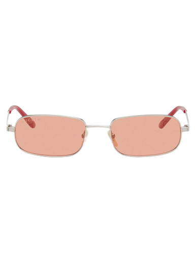 Solbriller Gucci Rectangular Sunglasses Rød | GG1457S