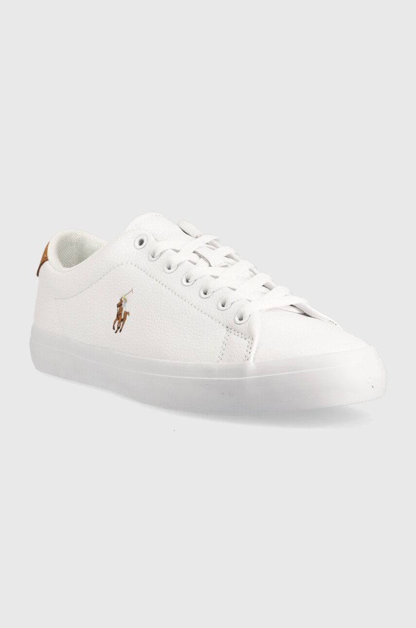 Sneakers og sko Polo by Ralph Lauren Longwood Leather Trainers Hvid | 816877702001, 1