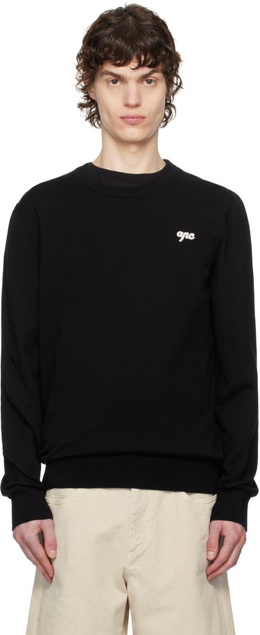 Sweater A.P.C. A.P.C. Neville Crewneck Sweater Sort | COGDK-H23394, 0