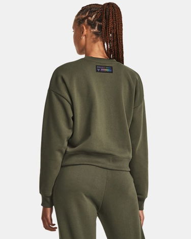 Sweatshirt Under Armour Crewneck Grøn | 1380195-390, 1