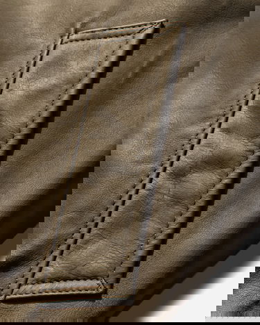 Bomberjakke OUR LEGACY Compel Leather Bomber Jacket with Fur Hood Grøn | M4259CO 001, 4