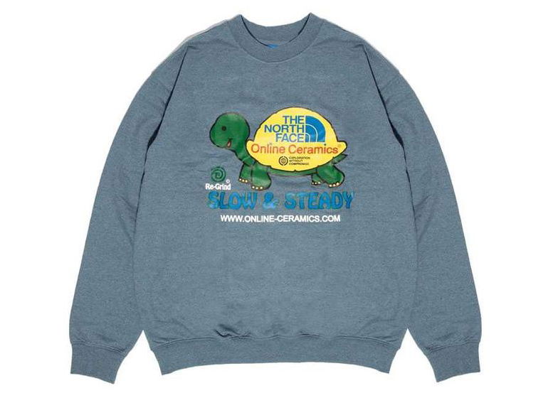 Sweatshirt The North Face x Online Ceramics Regrind Turkis | TNF-234, 0