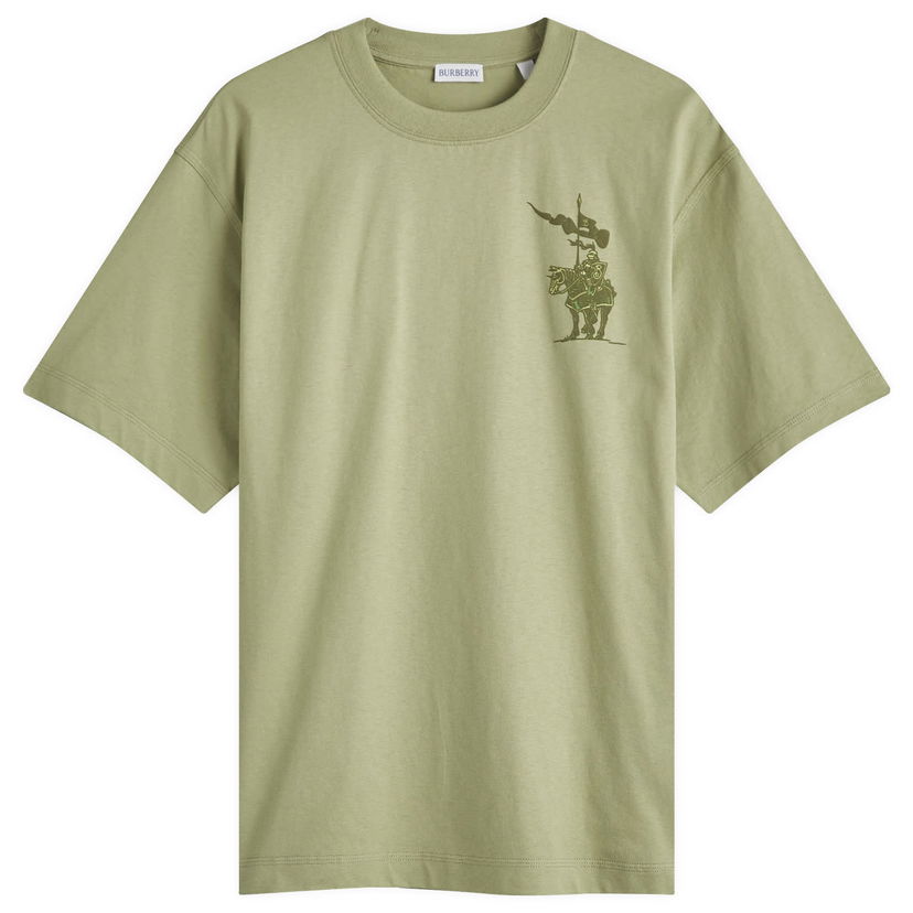 T-shirt Burberry Knight Logo Graphic T-Shirt Grøn | 8102450-C1744