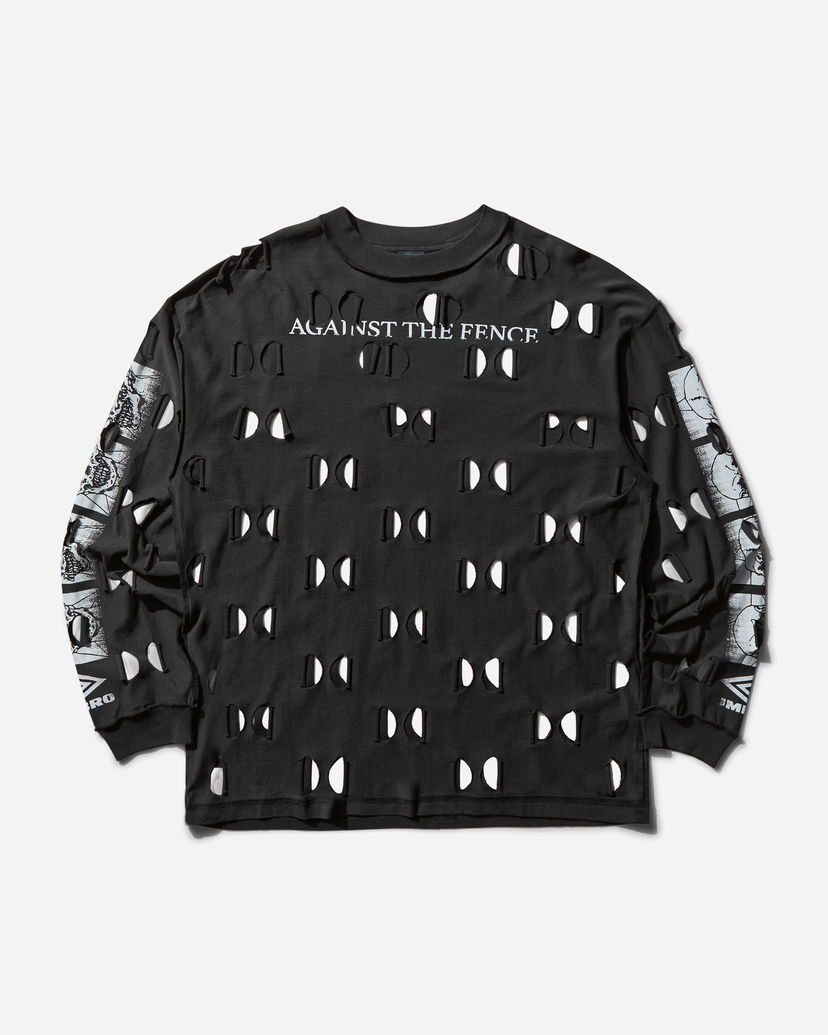 T-shirt Umbro Against The Fence Longsleeve T-Shirt Sort | UBMW0290JY82 BLK0020