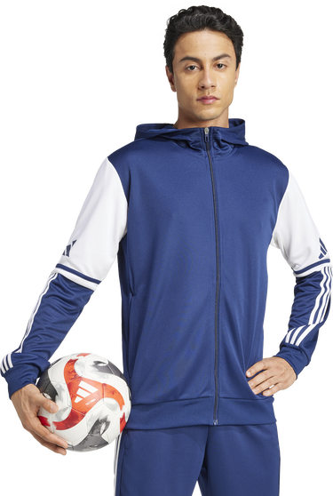 Sweatshirt adidas Originals SQ25 Hooded Jacket Blå | jd2989, 3