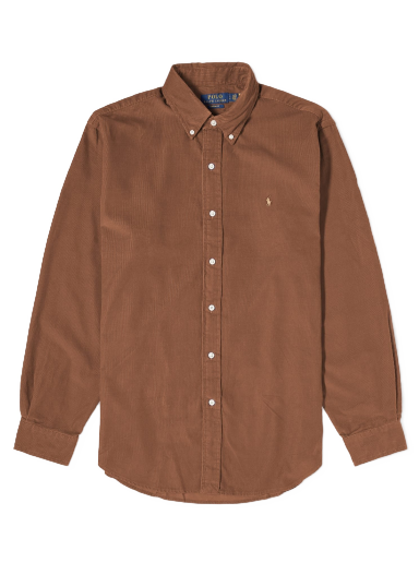 Skjorte Polo by Ralph Lauren Corduroy Button Down Shirt Brun | 710853123010