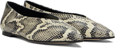 Skopleje Aeyde Aeyde Moa Leather Ballerina Flats Beige | A11-FL-MOAP8MFL-223-100-043, 3