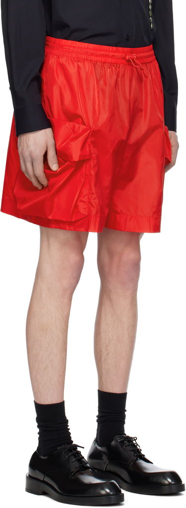 Shorts Simone Rocha Simone Rocha Cargo Flap Pocket Drawstring Shorts Rød | 4135 1067, 1