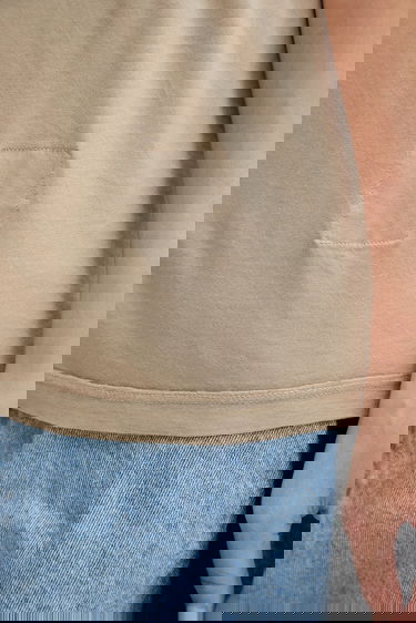 T-shirt Rick Owens Rick Owens DRKSHDW Small Level T-Shirt Beige | DS02E7208.RN, 3