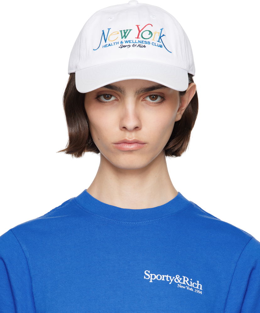 Kasket Sporty & Rich Sporty & Rich NY 94 Health & Wellness Club Cap Hvid | AC040622034WH57