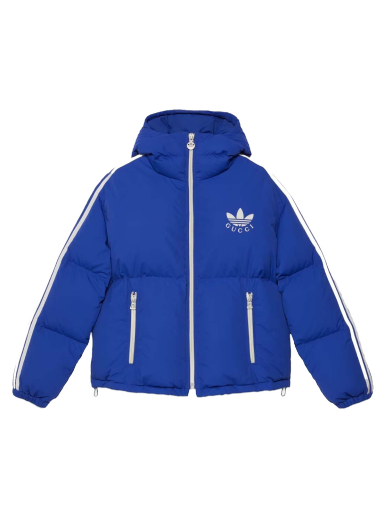 Puffer jakke Gucci adidas x Nylon Down Jacket Blue Blå | ‎713718 ZALC7 4309