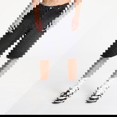 Shorts DAILY PAPER Daily Paper Laser Monogram Denim Shorts Sort | 2511132, 0