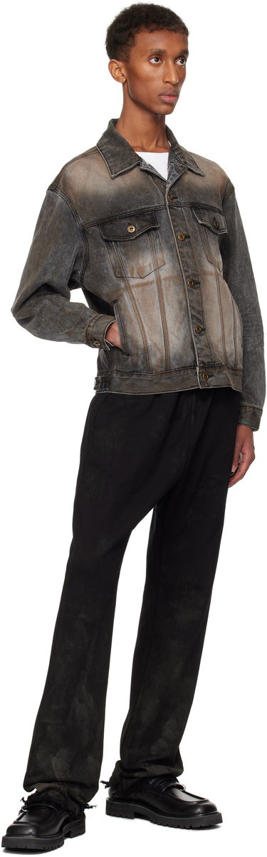 Jakke We11done We11done Washed Denim Jacket Grå | WD-DJ3-24-315-U-BK, 3