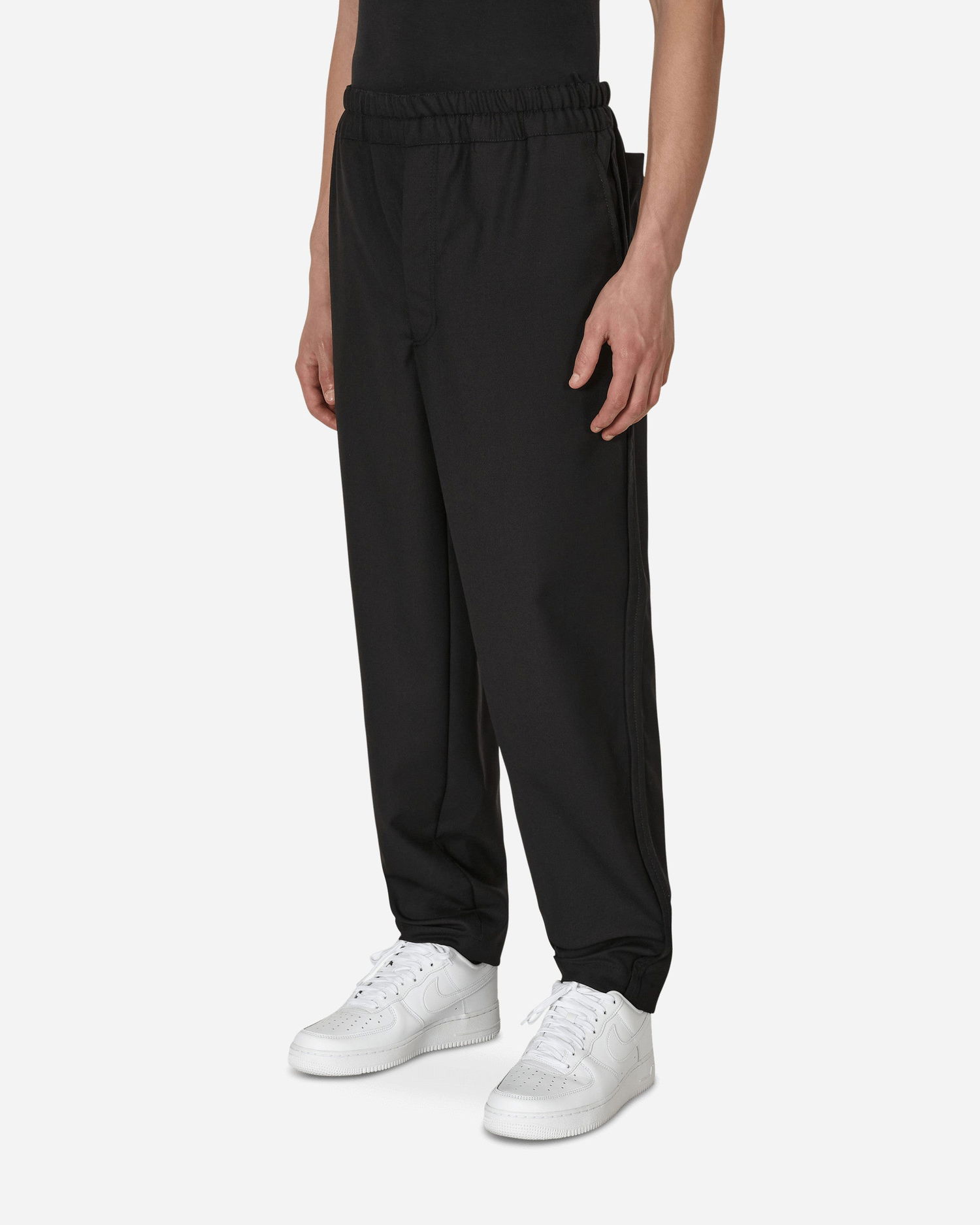Bukser Comme des Garçons Wool Gabardine Trousers Sort | FJ-P008-W22 1, 1