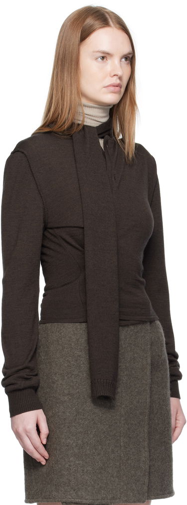 Sweater LEMAIRE LEMAIRE Cardigan With Scarf Sort | TO1251 LK087, 4