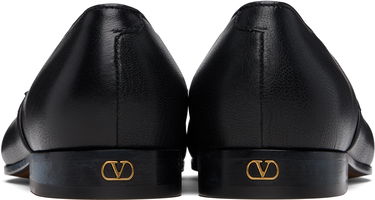 Skopleje Valentino Valentino Square Toe Tassel Loafers Sort | 6Y0S0K15VMH0NO, 1