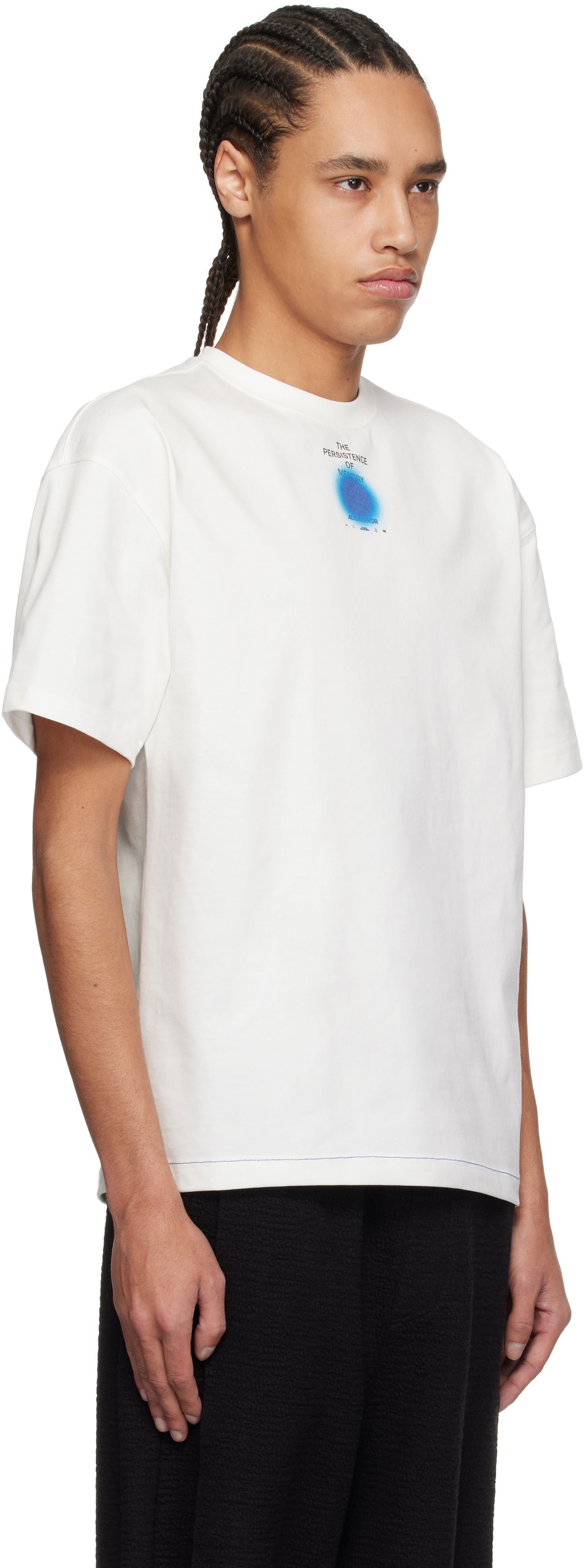 T-shirt ADER ERROR ADER error 0117 Persistence of Memory Graphic T-Shirt Hvid | BO01SSTS0117OW, 1