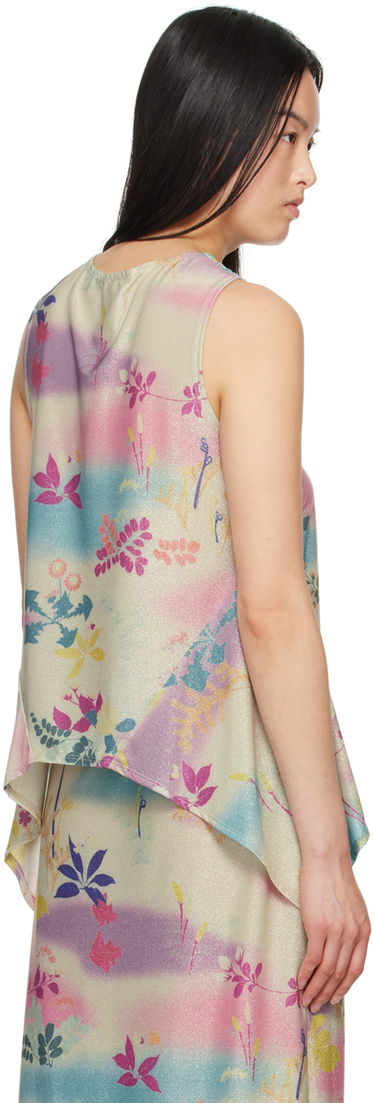 Tanktop Anna Sui Atlantis Garden Print Halter Neck Tank Top Flerfarvet | 424B20, 2