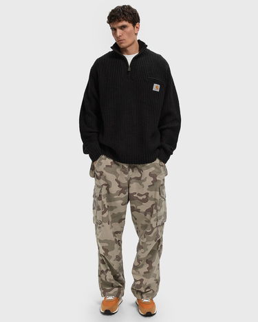Sweater Carhartt WIP Detroit Half Zip Sweater Sort | I035398-89.XX, 2